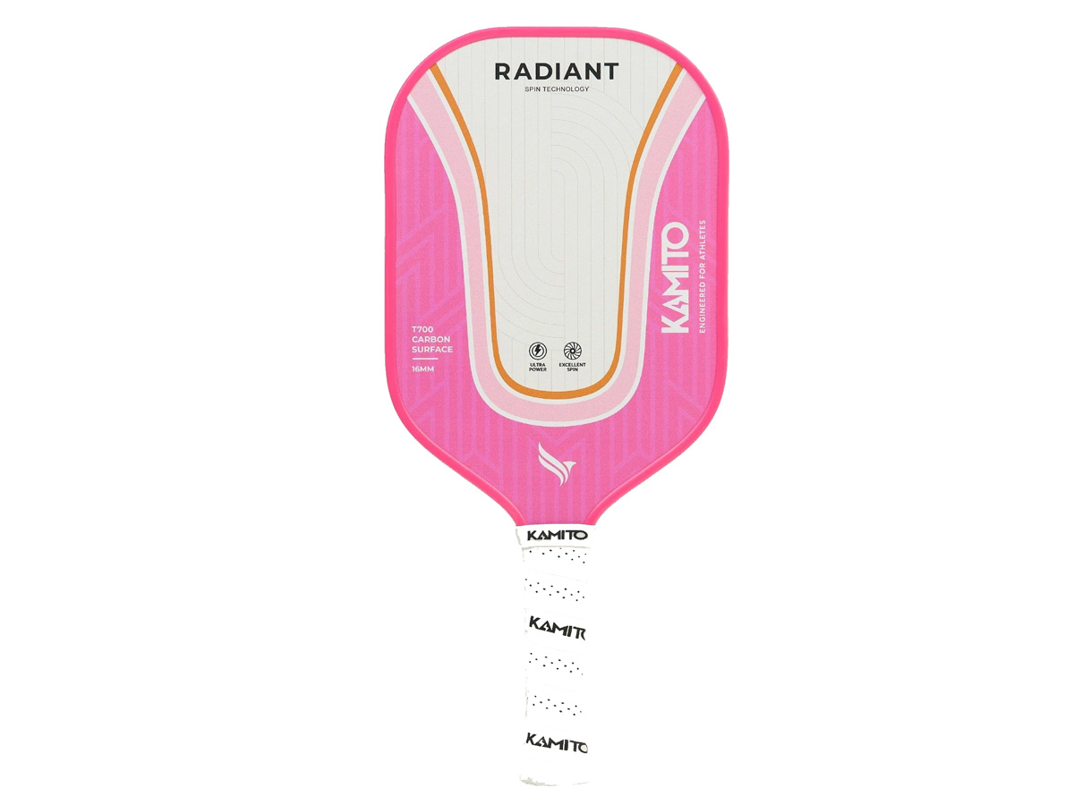Kamito Radiant có màu hồng dễ thương Đánh giá chi tiết về vợt Pickleball Kamito Radiant