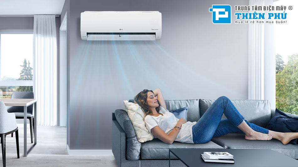 AX88 Sòng bạc phổ biến nhất LG 12000BTU 1 Chiều Inverter IEC12G1