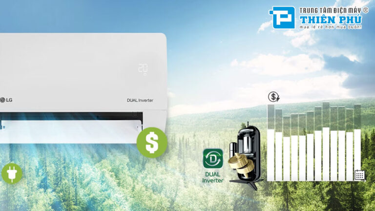 AX88 Sòng bạc phổ biến nhất LG 9000BTU 1 Chiều Inverter IEC09M1