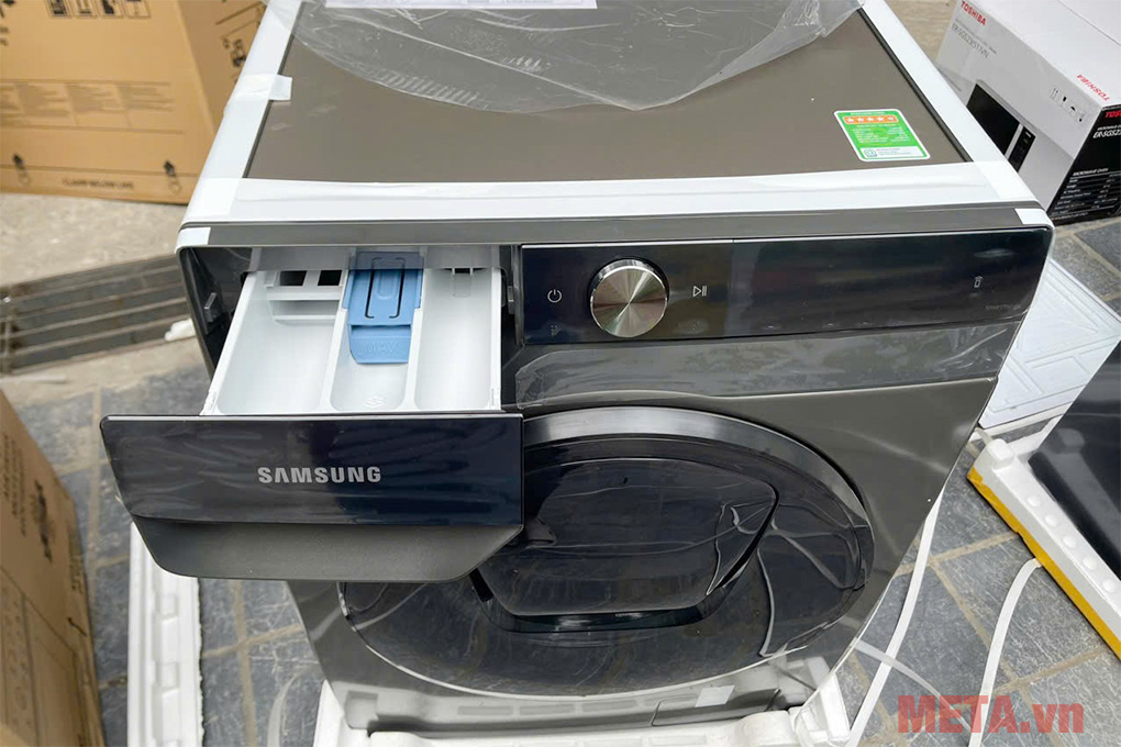 Tải app AX88 ngay để nhận thưởng khủng sấy thông minh AI Samsung Inverter 9.5kg WD95T754DBX/SV (Sấy 6kg)