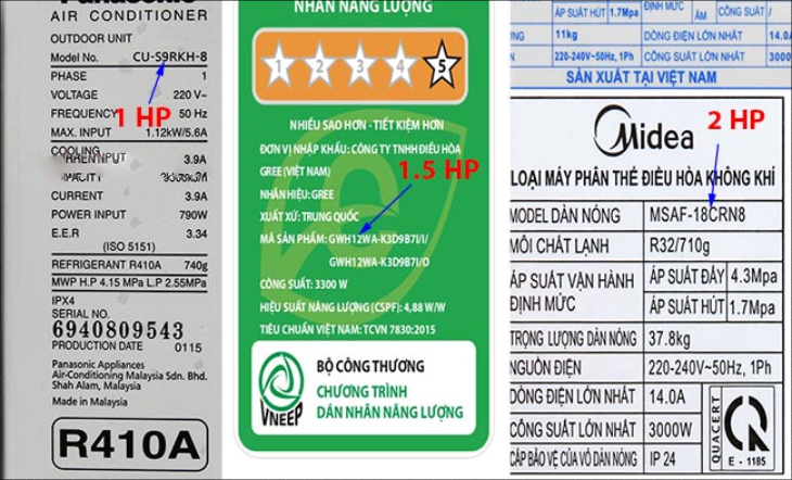 Dựa trên tem nhãn AX88 comvip Slot & Nổ hũ sẽ có ghi BTU/h