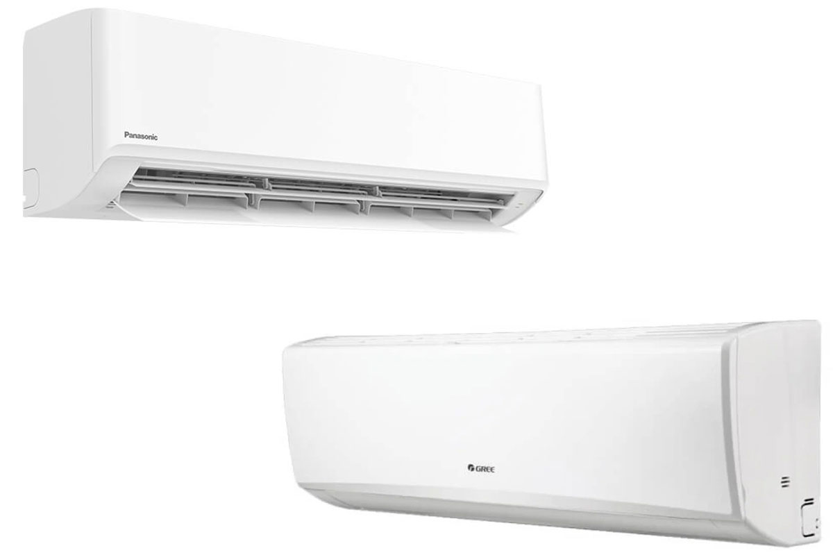 Panasonic tinh tế còn Gree hiện đại