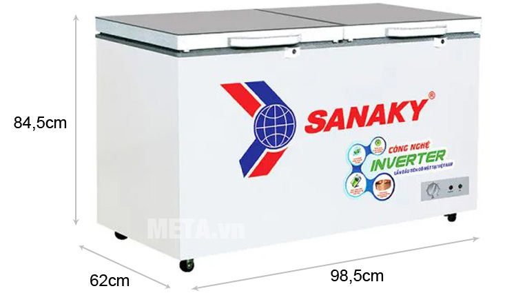 Tủ đông Inverter Sanaky VH-2599A4K (250 lít)