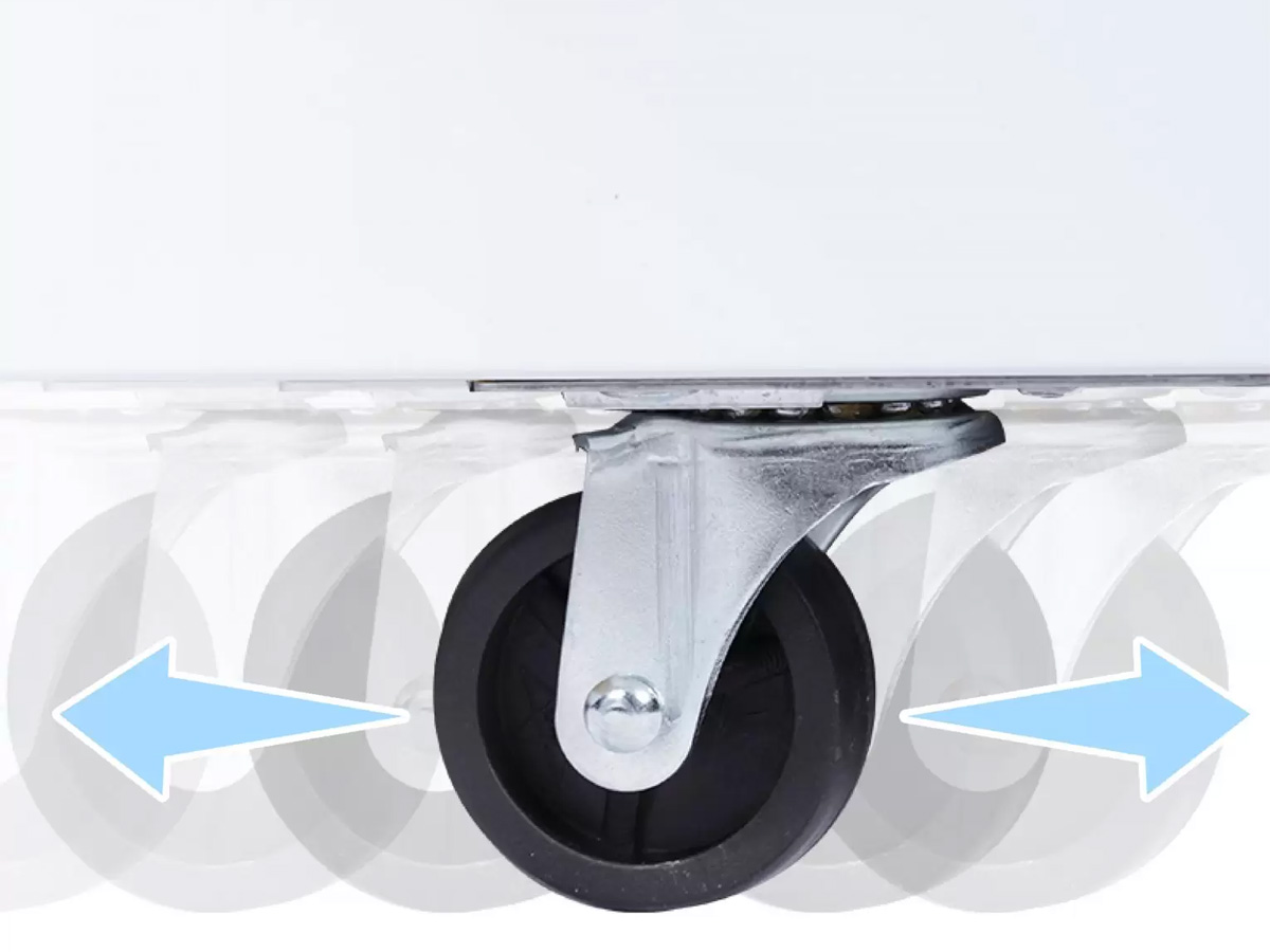 Tủ đông 1 ngăn Sanaky 888KA có bánh xe giúp di chuyển linh hoạt Tủ đông 1 ngăn Sanaky 888KA có bánh xe giúp di chuyển linh hoạt
