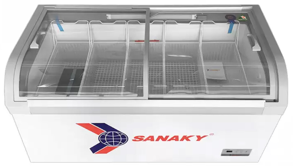 Tủ đông 1 ngăn Sanaky VH-888KA có hệ thống giỏ đựng đồ tiện lợi Tủ đông 1 ngăn Sanaky VH-888KA có hệ thống giỏ đựng đồ tiện lợi