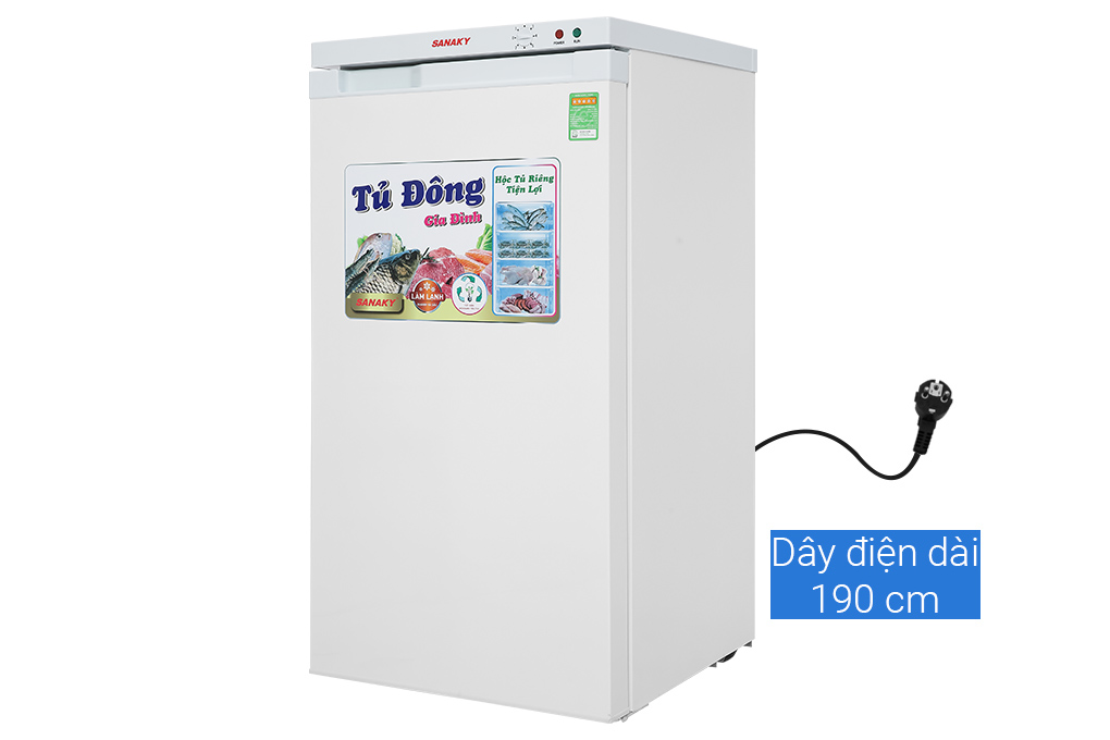 Đặc điểm nổi bật của tủ đông Sanaky 118 lít TD.VH160VD Đặc điểm nổi bật của tủ đông Sanaky 118 lít TD.VH160VD