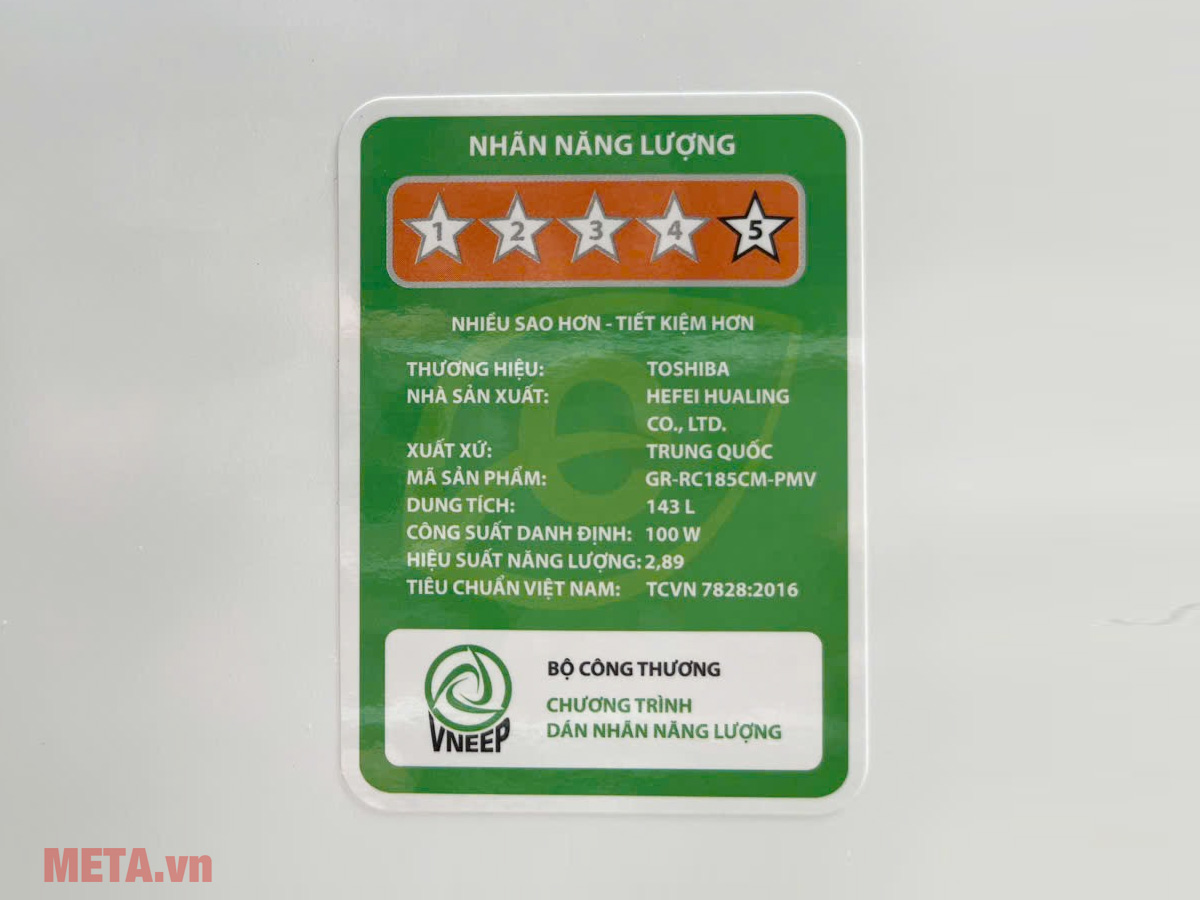 Tủ đông Toshiba GR-RC185CM-PMV(01) (143 lít)