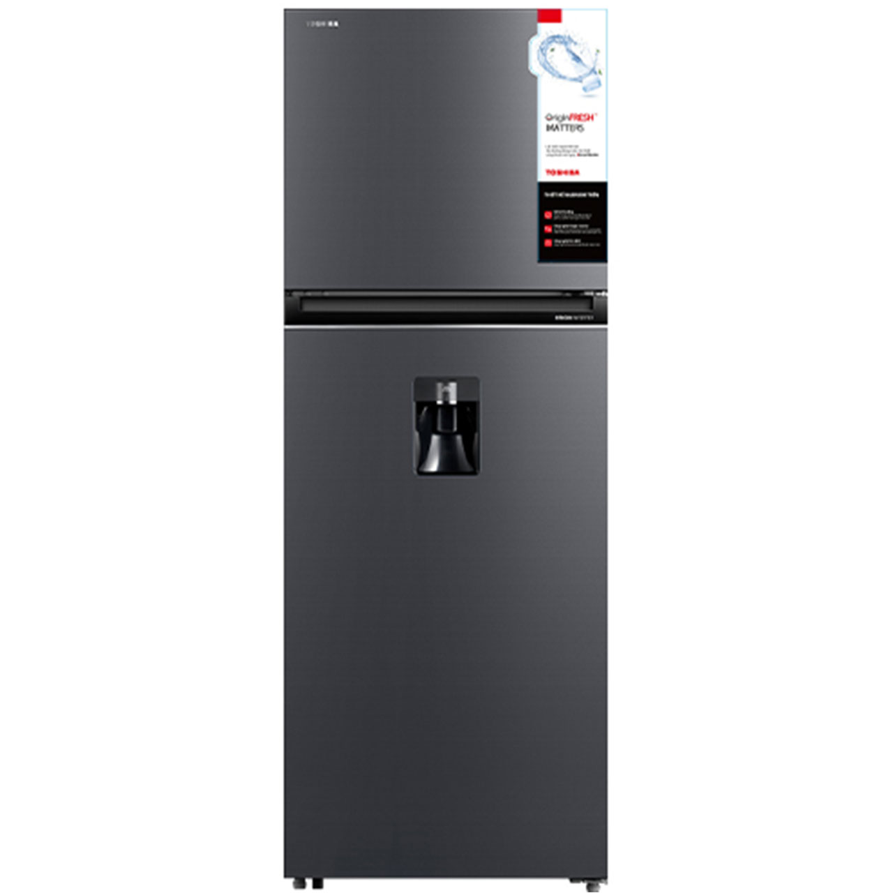 Chào mừng đến với AX88.COM Toshiba Inverter 2 Cánh GR-RT435WE-PMV(06)-MG 337 Lít