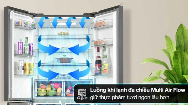 Toshiba Inverter GR-RF677WI-PMV: Lý do khiến tủ lạnh side by side này được yêu thích