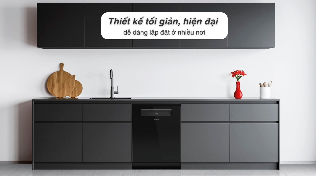 Máy rửa chén độc lập Hitachi HDF-F158CVGB Máy rửa chén độc lập Hitachi HDF-F158CVGB