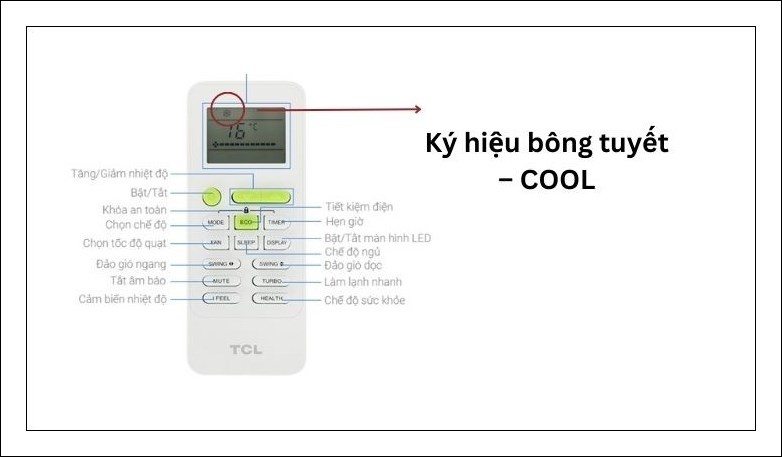 Ký hiệu chế độ Cool Ký hiệu chế độ Cool