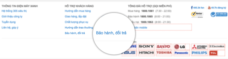Cách bảo hành sản phẩm tại Điện máy Xanh Cách bảo hành sản phẩm tại Điện máy Xanh