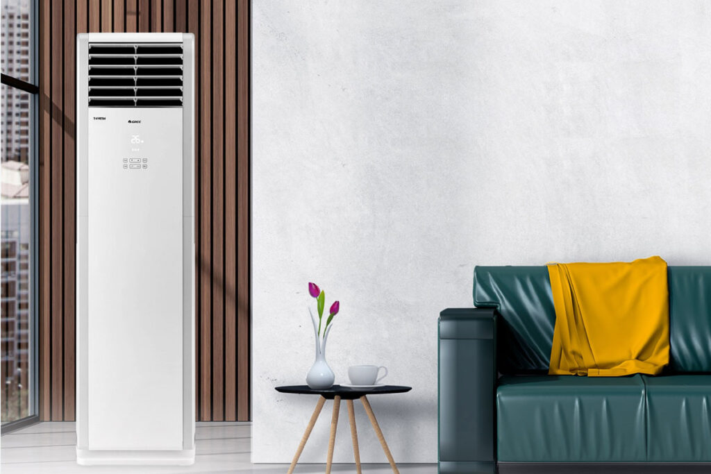 Gree 48000btu GVC48ATXL-M3NTD4A – Điều hòa cây làm mát siêu tốc với công nghệ Turbo - Ax88com Gree 48000btu GVC48ATXL-M3NTD4A – Điều hòa cây làm mát siêu tốc với công nghệ Turbo - Ax88com