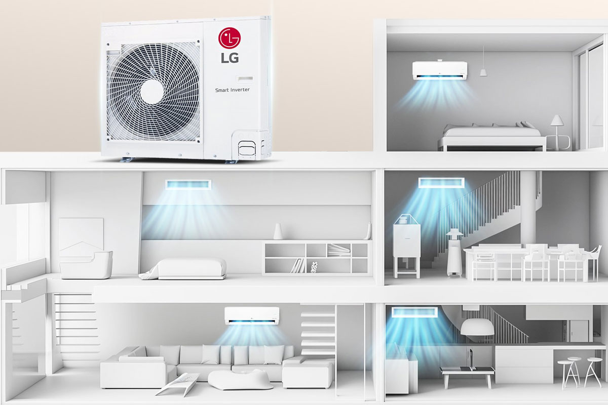 Điểm danh những công nghệ nổi bật trên điều hòa trung tâm LG 1 chiều ARUV030GSD5