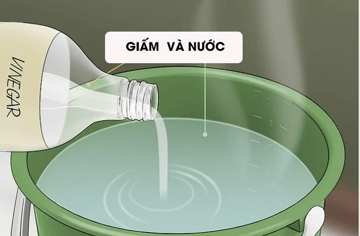 Cách lau nhà sạch bằng giấm Cách lau nhà sạch bằng giấm