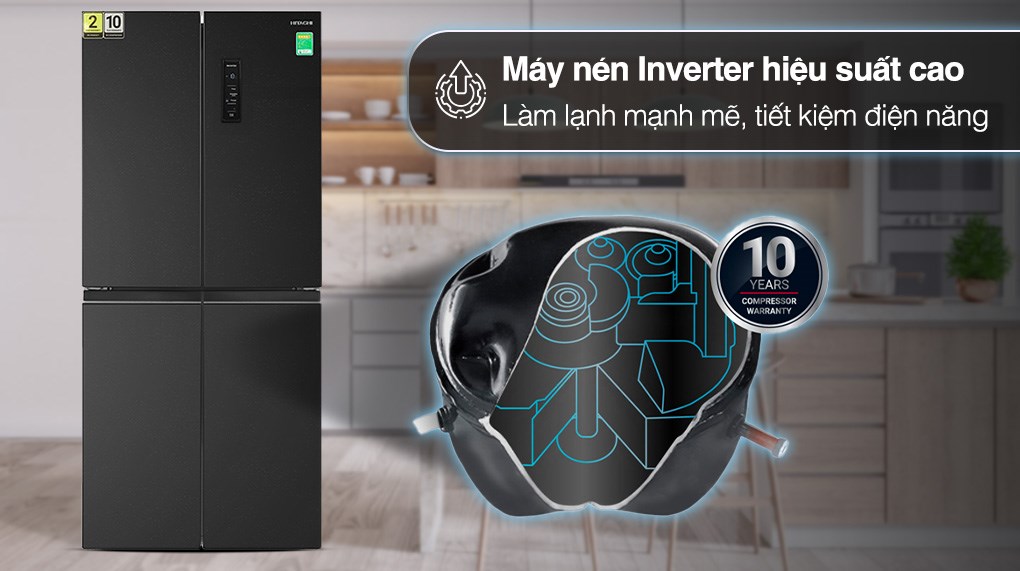 Vì sao nên chọn tủ lạnh Hitachi 4 cánh HR4N7522DSDXVN? Câu trả lời nằm ở 5 điểm sau