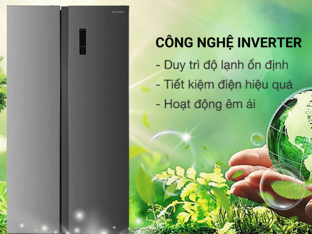 Vì sao tủ lạnh Sharp 2 cánh SJ-SBXP600V-BK lại ‘hot’ đến vậy? 4 điểm nổi bật!