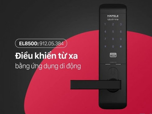 Khóa điện tử Hafele EL8500 chính là lựa chọn hàng đầu cho ngôi nhà của bạn Khóa điện tử Hafele EL8500 (912.05.384)