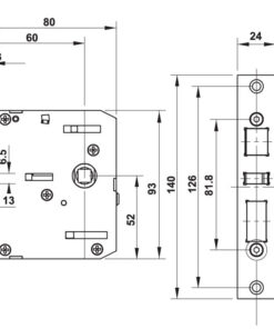 Khóa điện tử Hafele DL7000/912.20.314