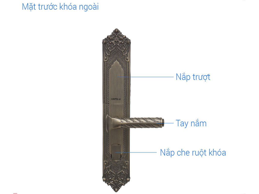 Khóa điện tử Hafele EL10K Classic 912.05.314