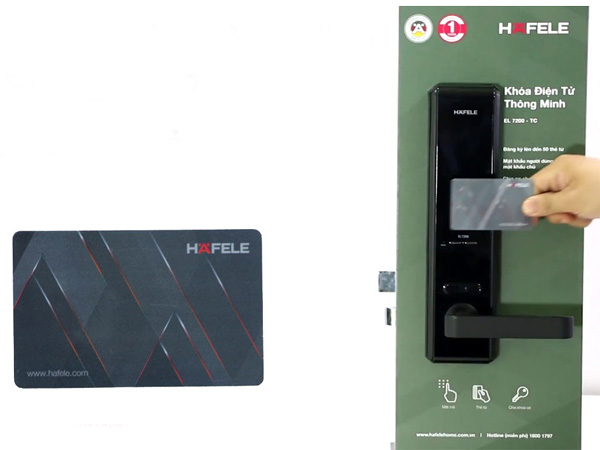 Vận hành thông minh với ba chế độ mở của khác nhau Khóa điện tử Hafele EL7200 (912.05.714)