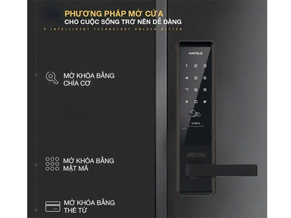Khóa điện tử giải pháp an toàn cho ngôi nhà của bạn Khóa điện tử Hafele EL7200 (912.05.714)