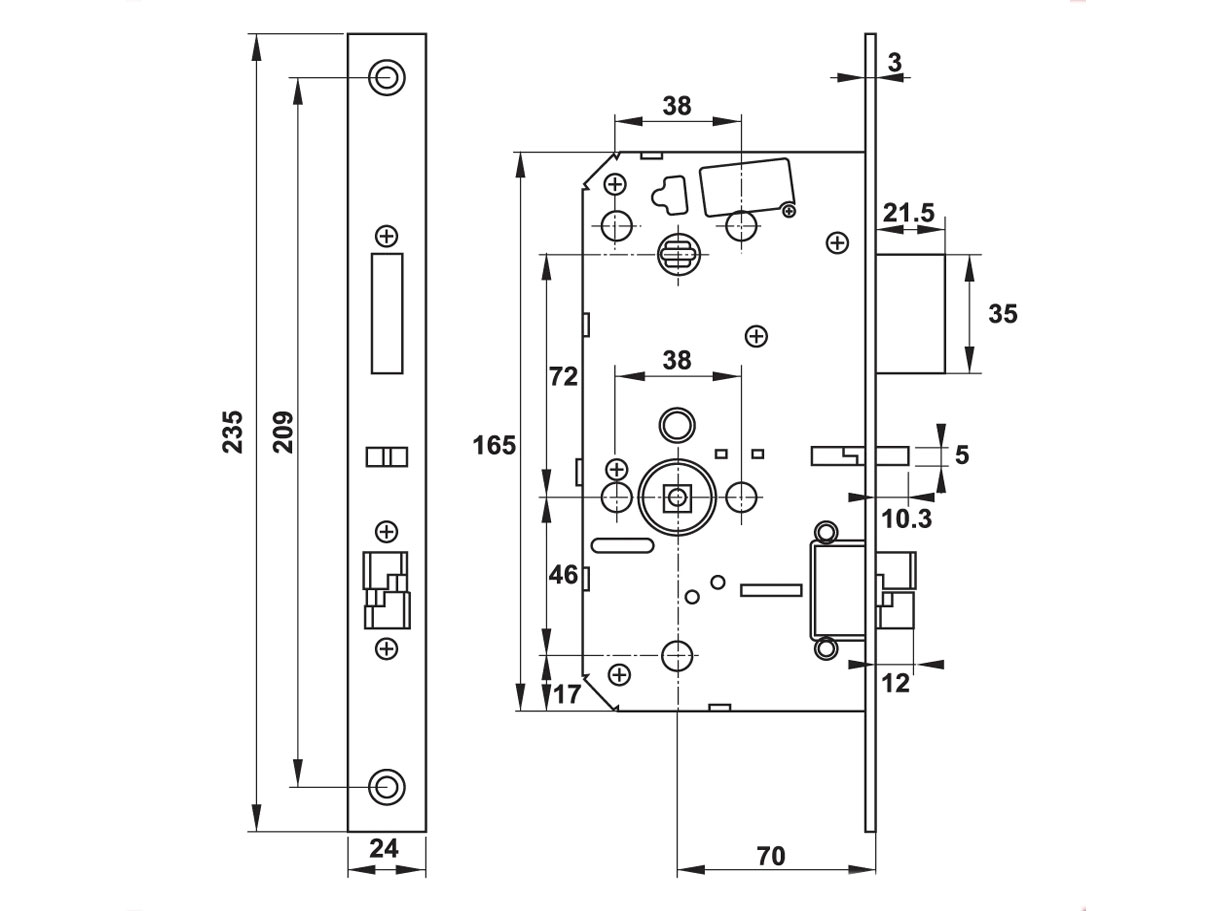Kích thước Hafele PP9000 912.20.293 Hafele PP9000 912.20.293