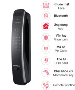 Khóa điện tử nhận diện khuôn mặt 3D-PP9100 Hafele 912.20.697