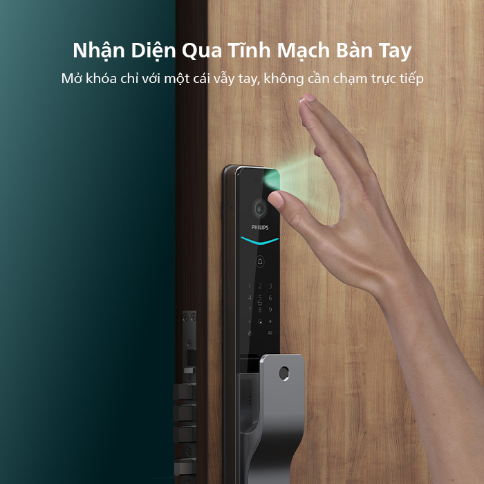 Nhận diện tĩnh mạch – Chuẩn mực mới trong bảo mật không tiếp xúc Khóa thông minh Philips DDL720-MVP