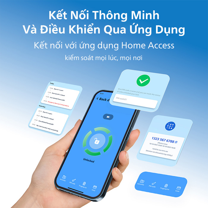 Kết nối từ xa – Quản lý ngôi nhà mọi lúc, mọi nơi Philips DDL801-5HBS