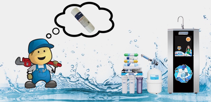 Thay lõi định kỳ theo khuyến cáo của nhà sản xuất Thay lõi định kỳ theo khuyến cáo của nhà sản xuất