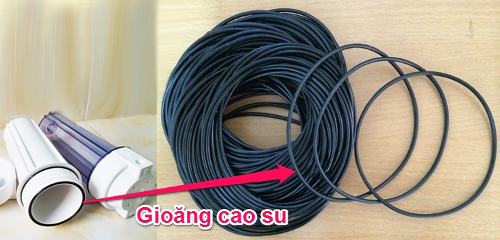 gioăng cao su bị lệch, chưa được lắp, hoặc bị hỏng, mất Gioăng cao su bị lệch, chưa được lắp, hoặc bị hỏng, mất