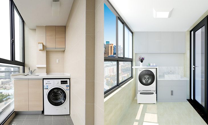Nhà nhỏ vẫn sang – 7 vị trí đặt máy giặt chuẩn tiết kiệm Ax88 one giaitri tructuyen