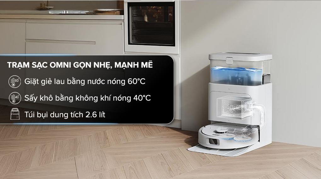 Sạc robot trước khi dùng và đặt trạm sạc ở vị trí thích hợp Sạc robot trước khi dùng và đặt trạm sạc ở vị trí thích hợp
