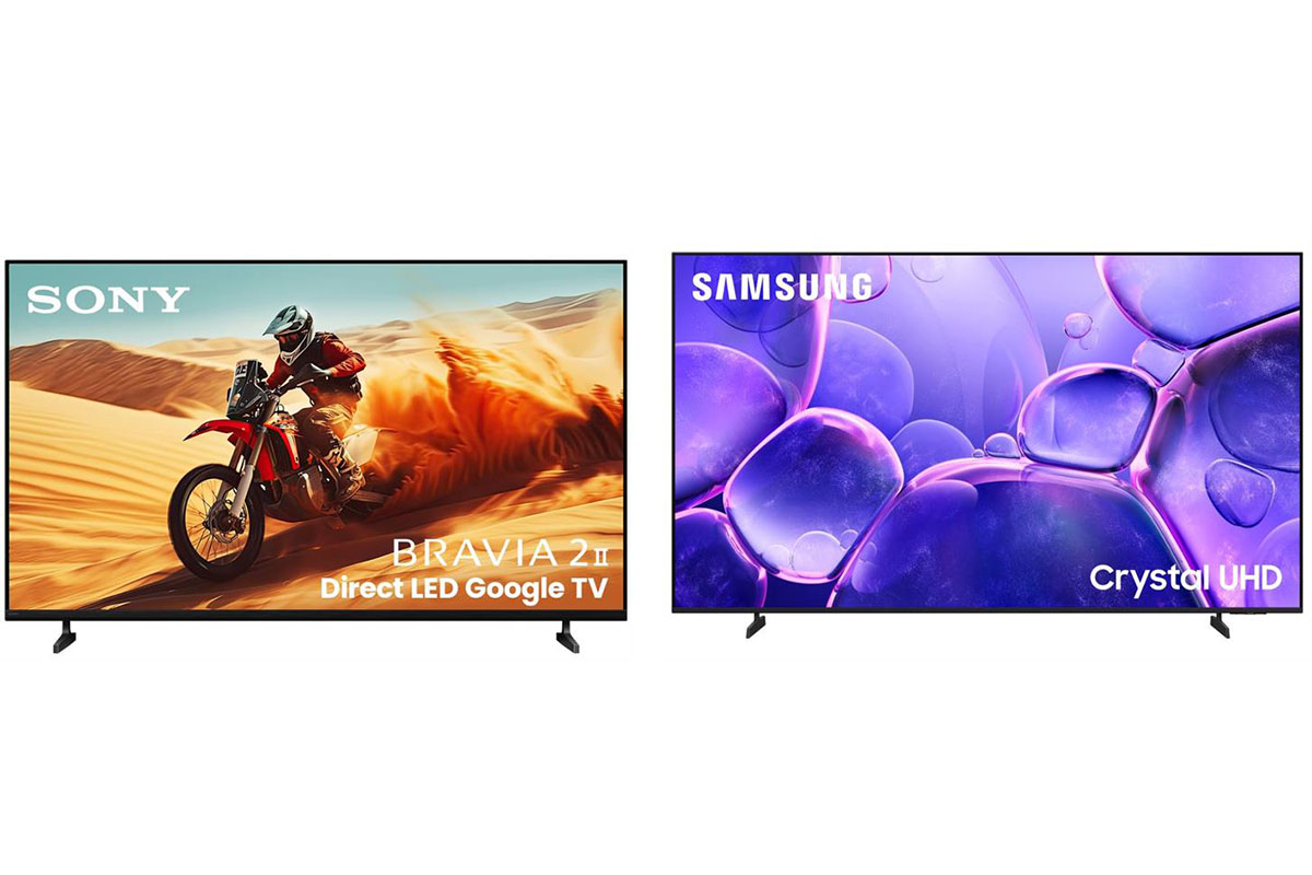 So sánh về thiết kế tổng thể 2 tivi Samsung So sánh về thiết kế tổng thể 2 tivi Samsung