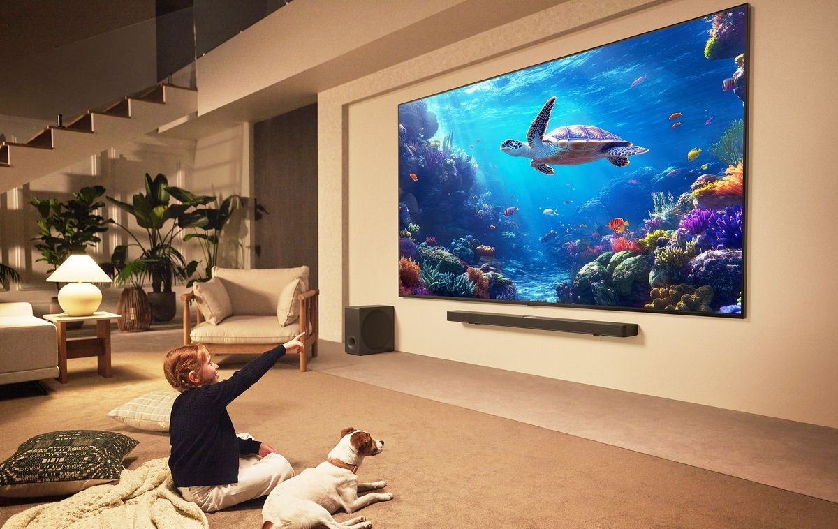 Màn hình cực đại 86 inch như một chiếu phim Màn hình cực đại 86 inch như một chiếu phim