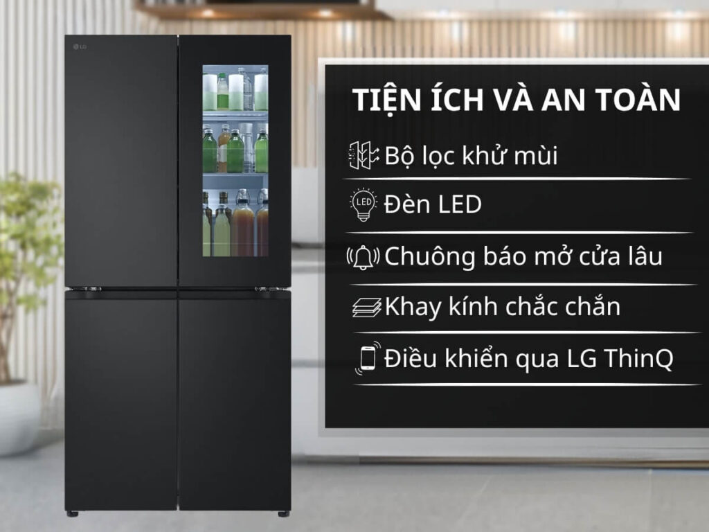 Khám phá tủ lạnh LG 4 cánh LFB53BLMI – Thiết kế đẹp, công nghệ đỉnh, xứng đáng giá tiền