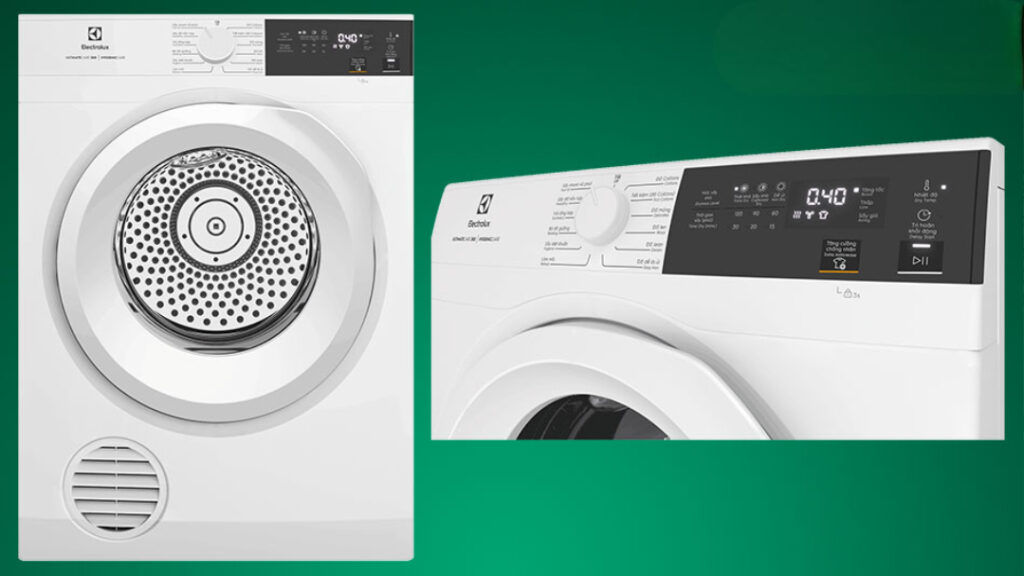 Máy Sấy Quần Áo Electrolux 8Kg EDV804H3WC
