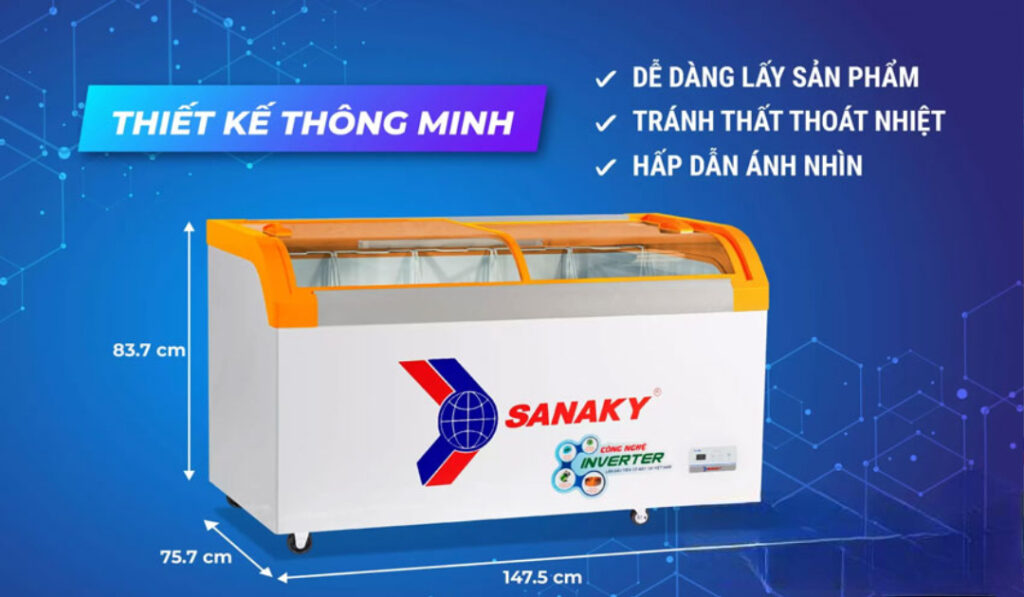LÀM LẠNH NHANH CỦA TỦ ĐÔNG SANAKY