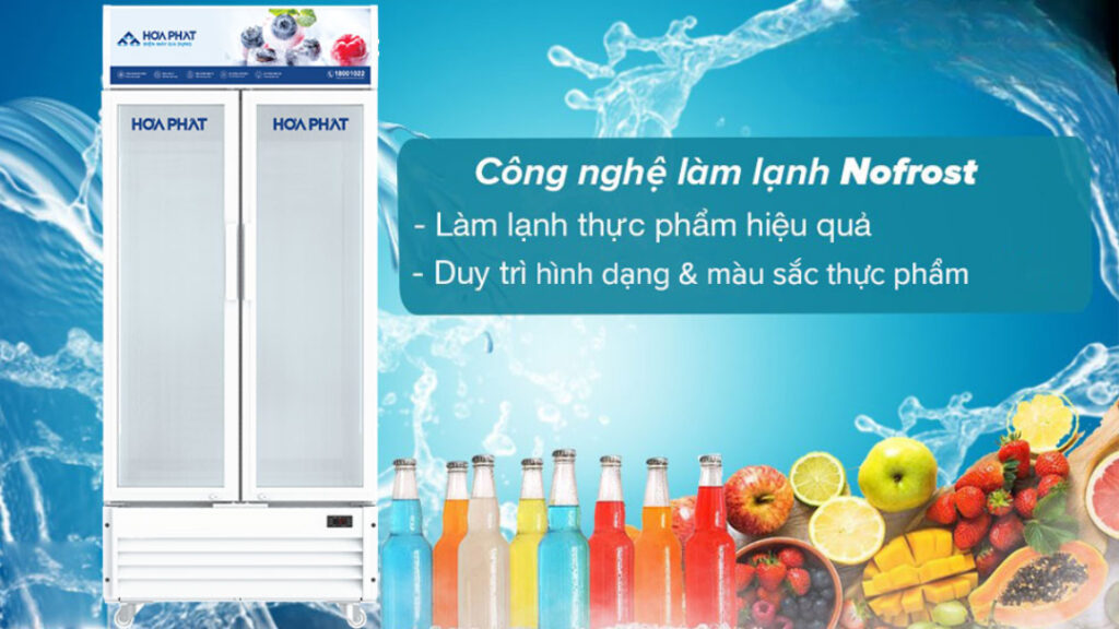 Tủ mát Hòa Phát tiết kiệm điện