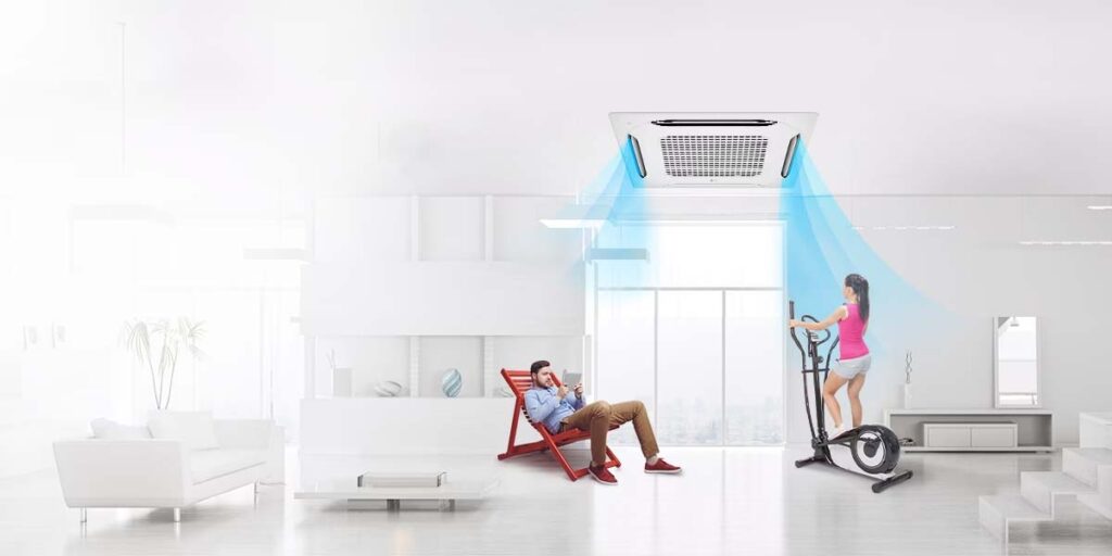 Điều hòa âm trần nối ống gió là gì? Cấu tạo, phân loại và ưu nhược điểm [2025] - Gợi ý Ax88com