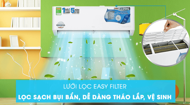 Tích hợp lưới lọc Easy Filter Tích hợp lưới lọc Easy Filter