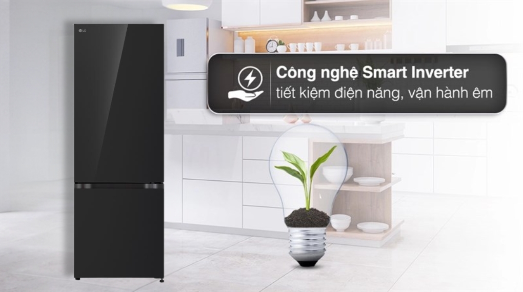 Những ưu điểm nổi bật có trong tủ lạnh LG ngăn đá dưới LBB33BLGA