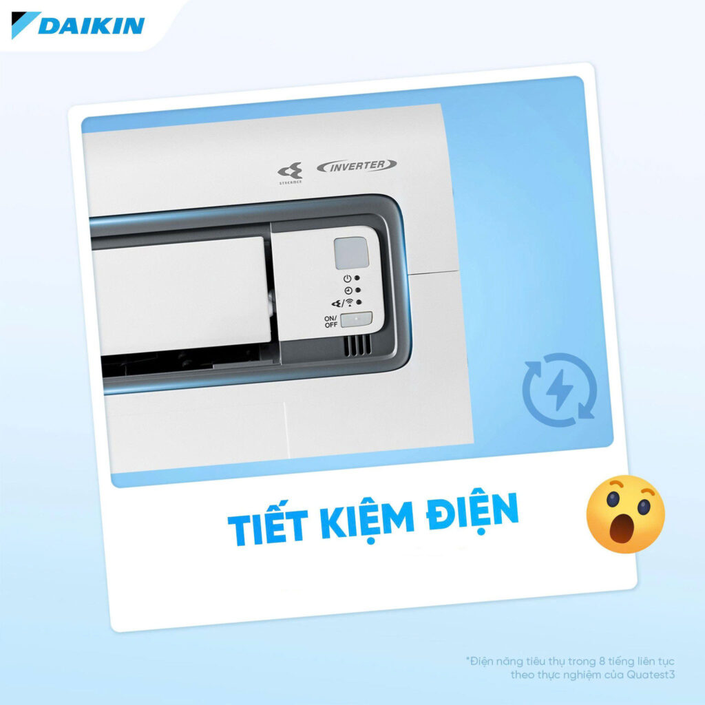 Hướng dẫn sử dụng điều hòa Daikin 9000 FTKB25ZVMV tiết kiệm điện