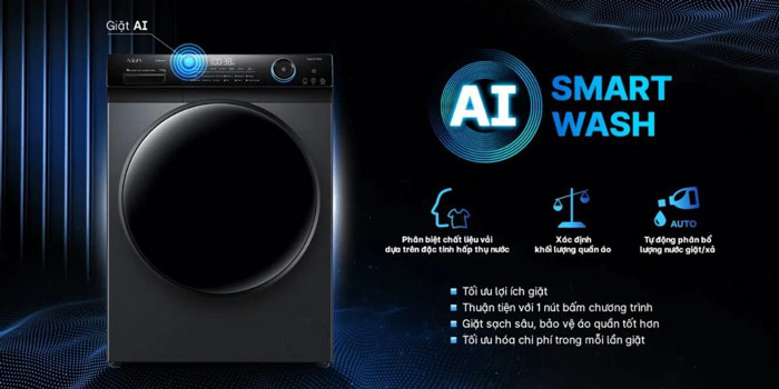 Công nghệ AI Smart Wash Công nghệ AI Smart Wash