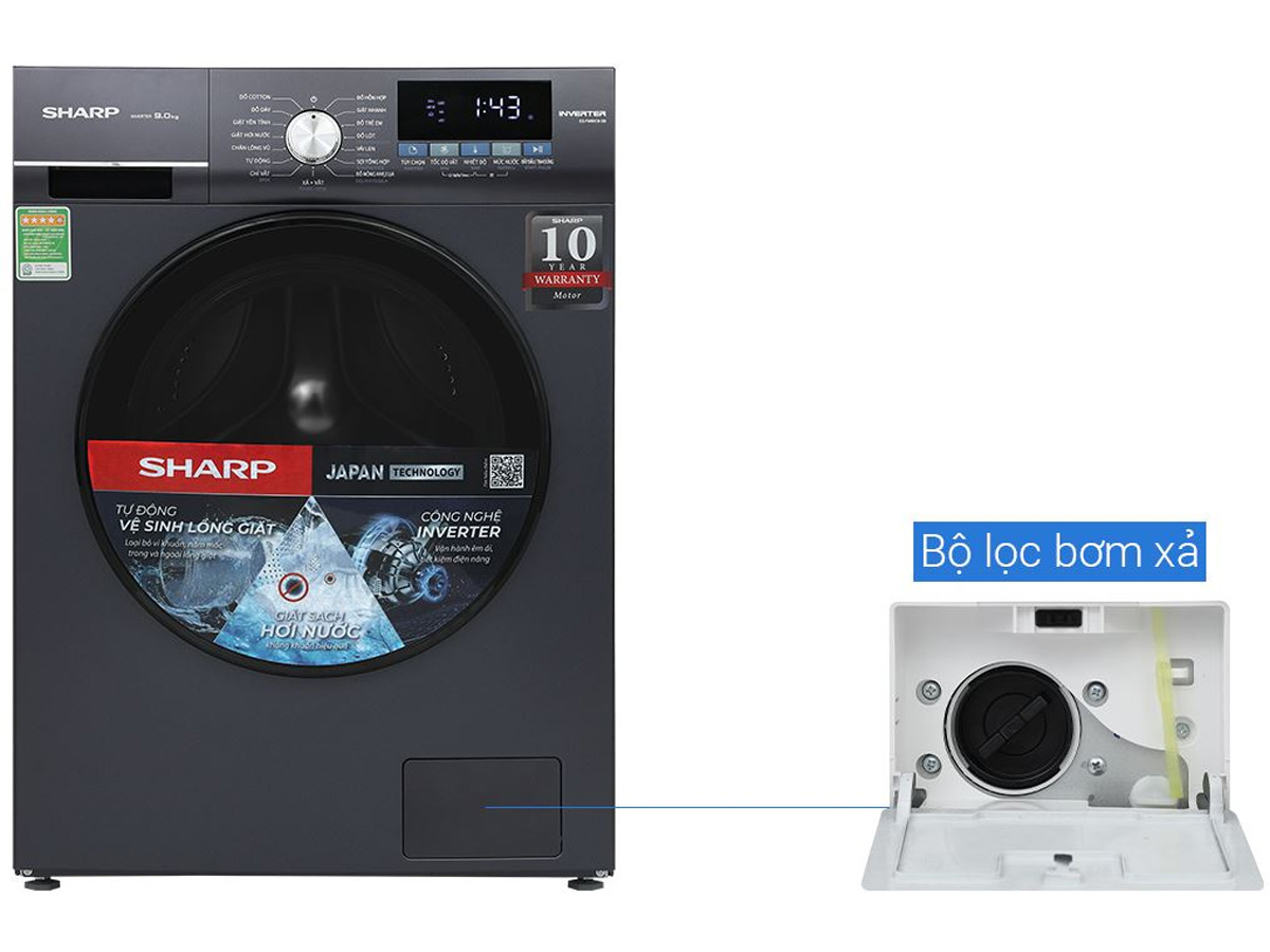Tải app AX88 ngay để nhận thưởng khủng Sharp Inverter 11kg ES-FM110CB-SB