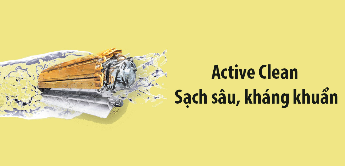 Máy lạnh có tính năng tự động làm sạch dàn lạnh Active Clean - Tự động làm sạch dàn lạnh