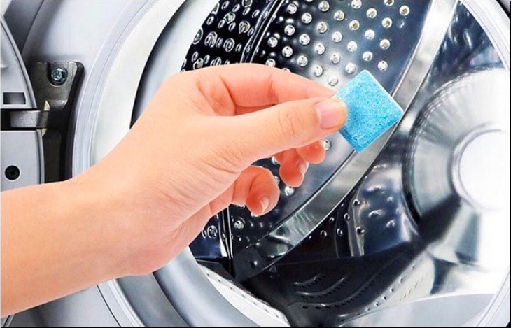 Viên tẩy vệ sinh máy giặt dễ sử dụng Viên tẩy vệ sinh máy giặt dễ sử dụng