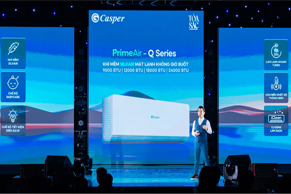 Điều hòa Casper QC-09IU36A sở hữu hàng loạt tiện ích ấn tượng