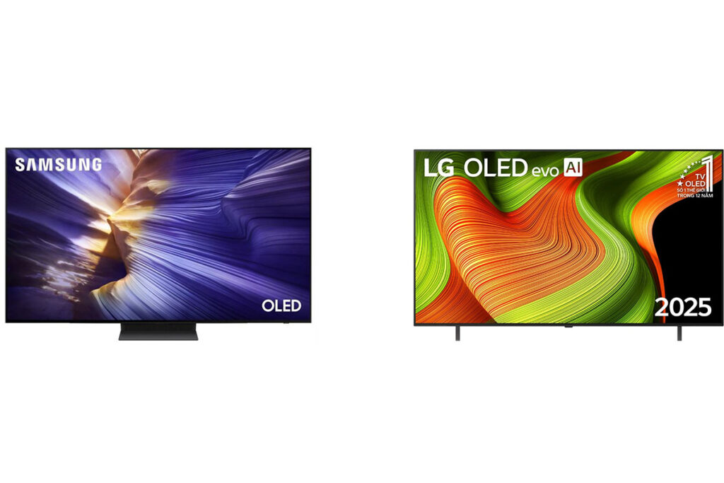 So sánh tivi Samsung QA65S90F và tivi LG OLED65B5PSA